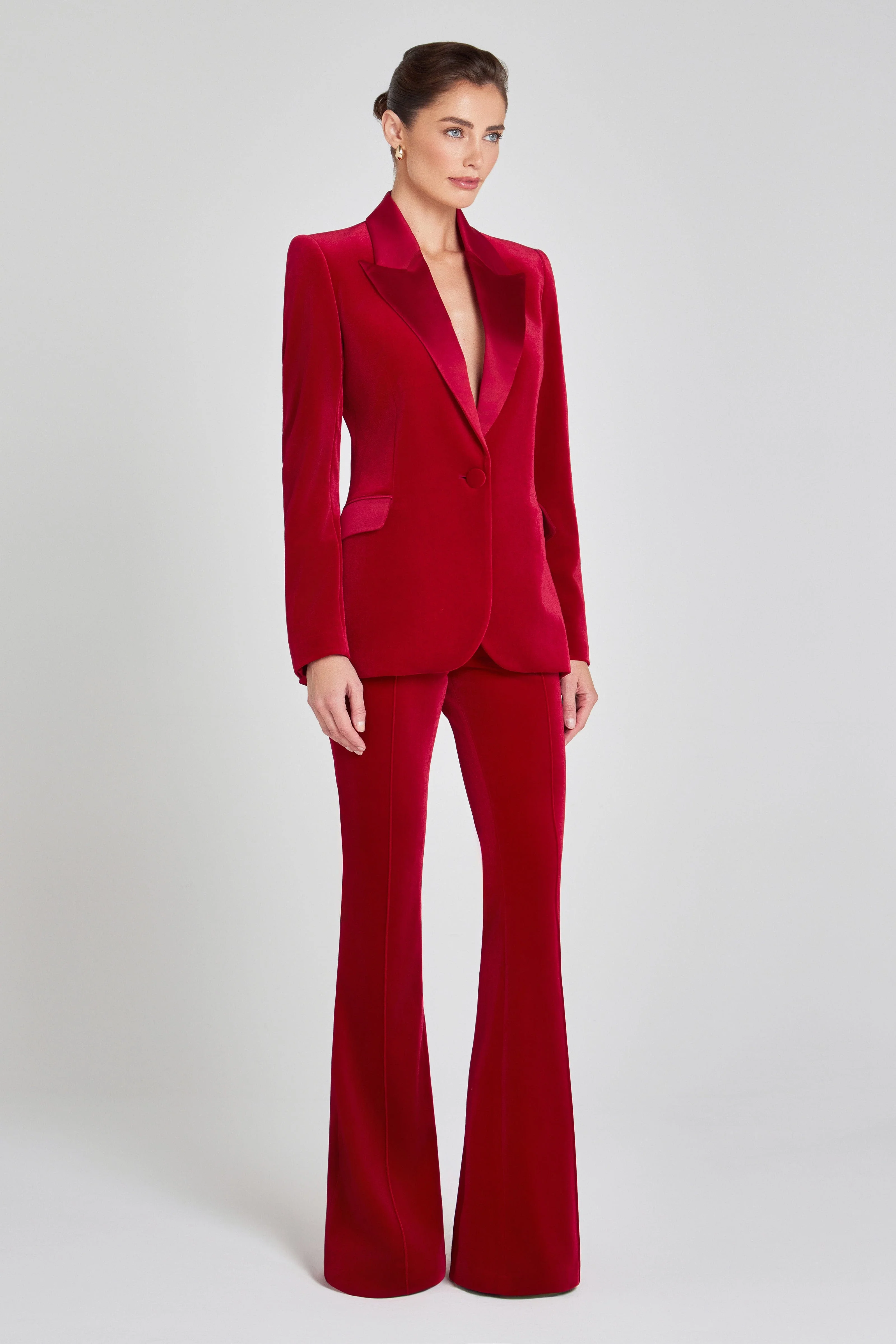 Beatrice Red Blazer - Image 3