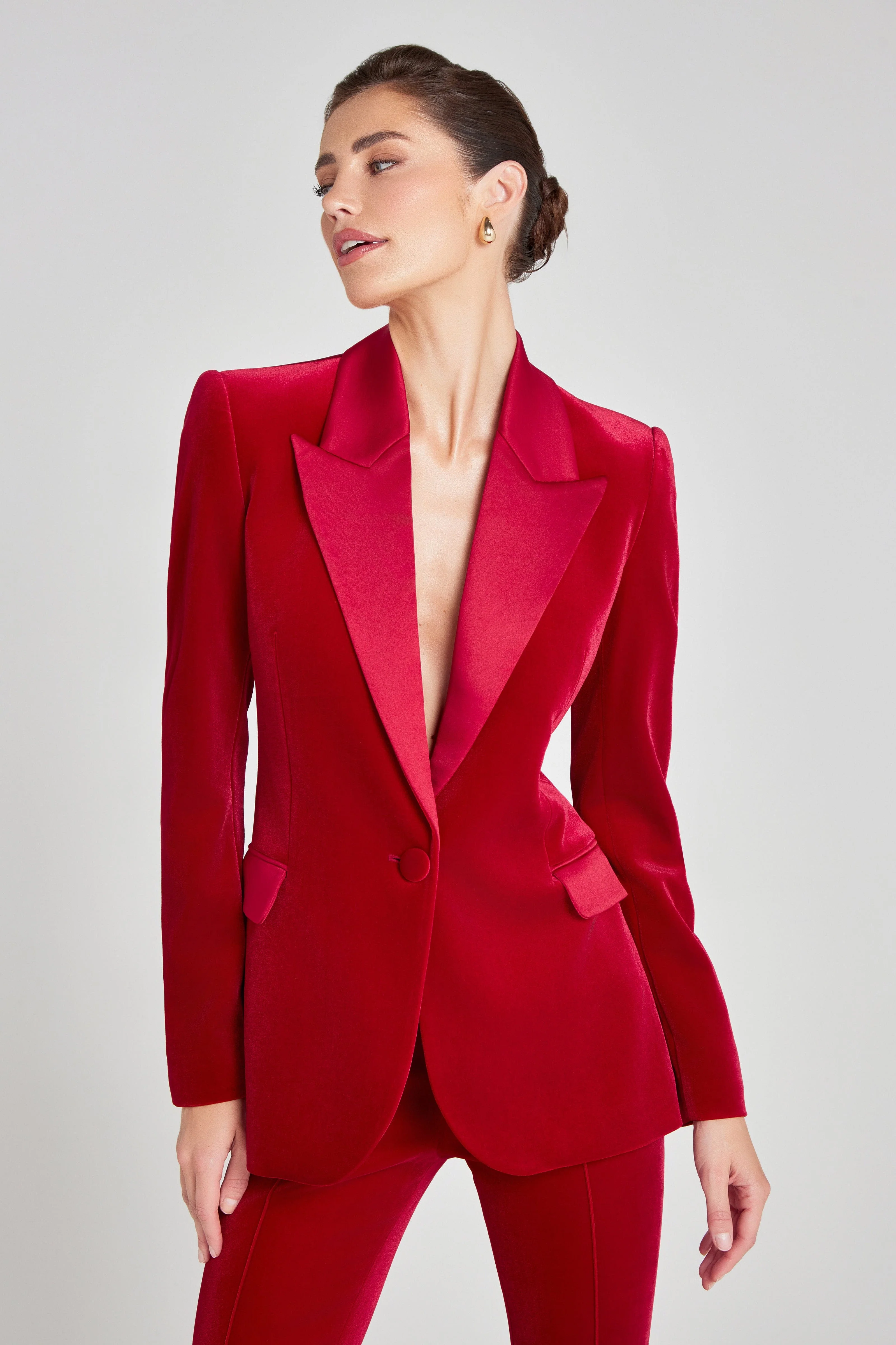 Beatrice Red Blazer - Image 5
