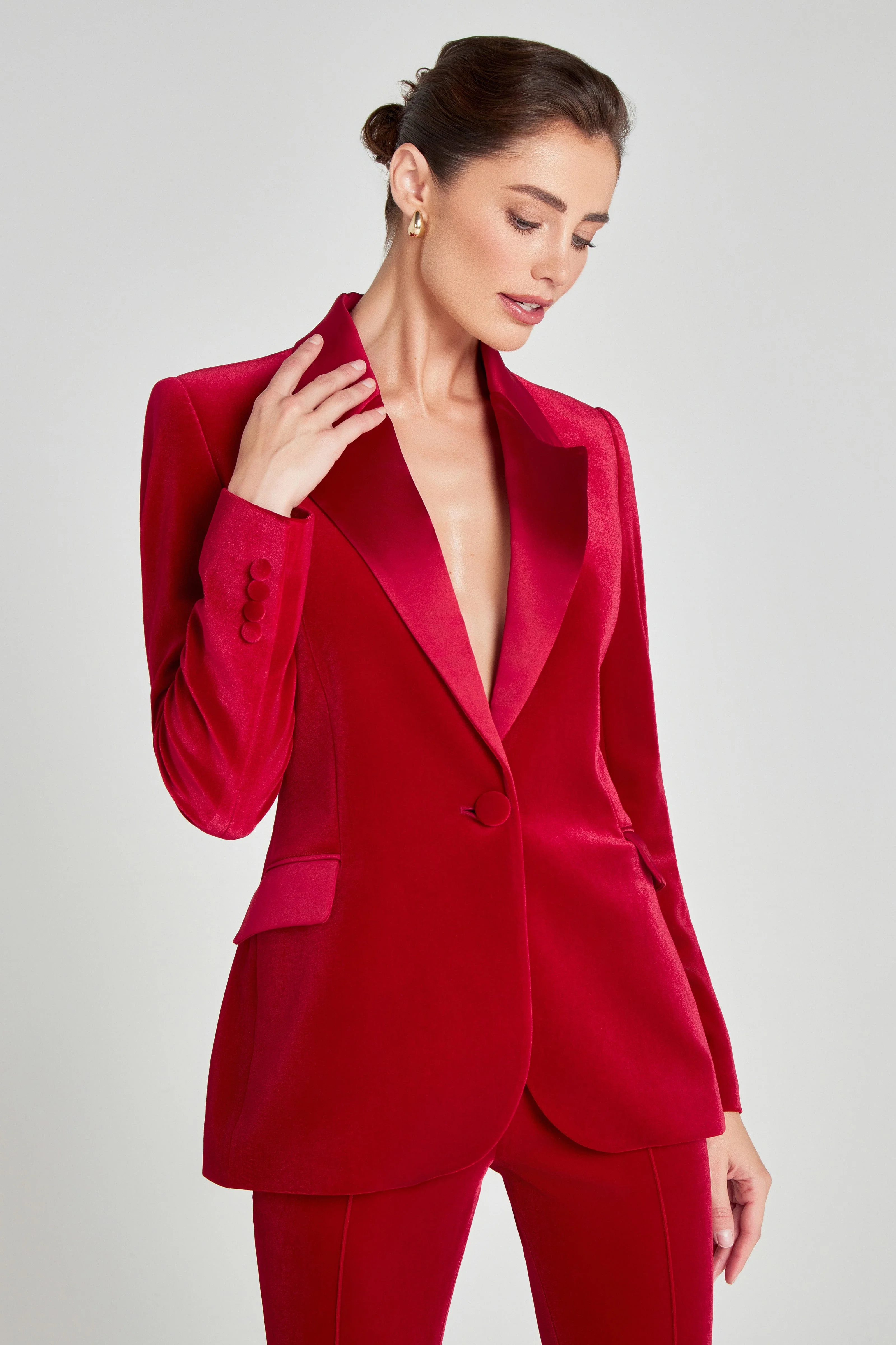 Beatrice Red Blazer - Image 7