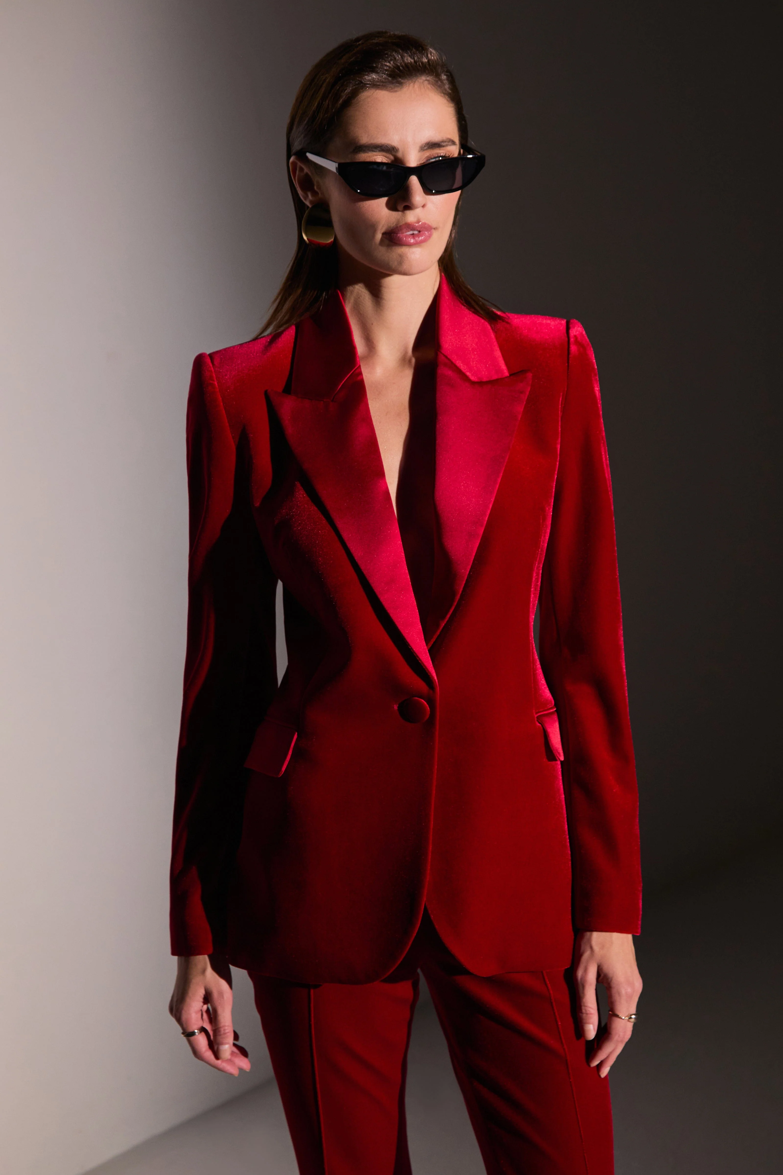 Beatrice Red Blazer - Image 9
