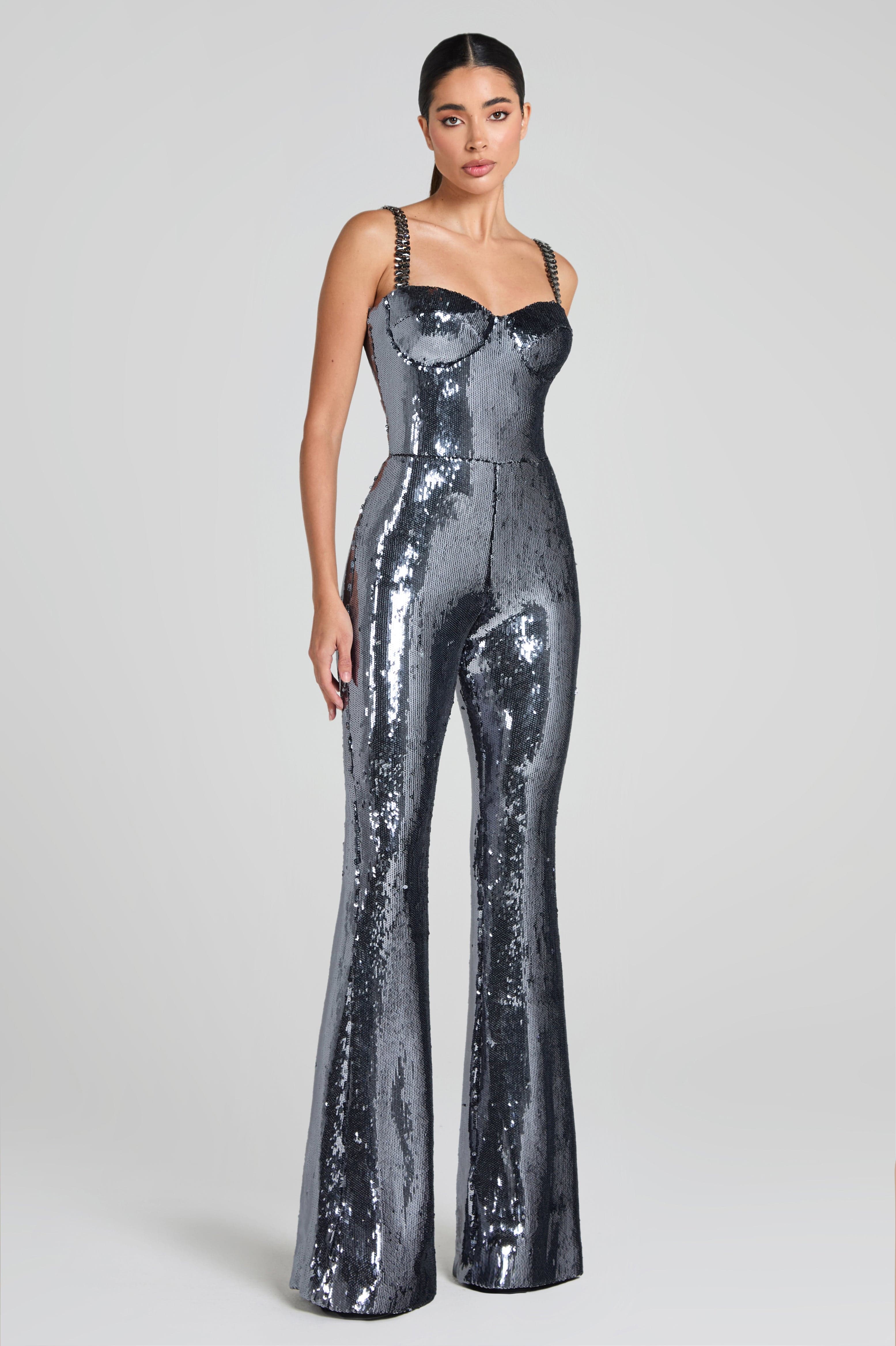 Beverly Silver Jumpsuit - Image 3