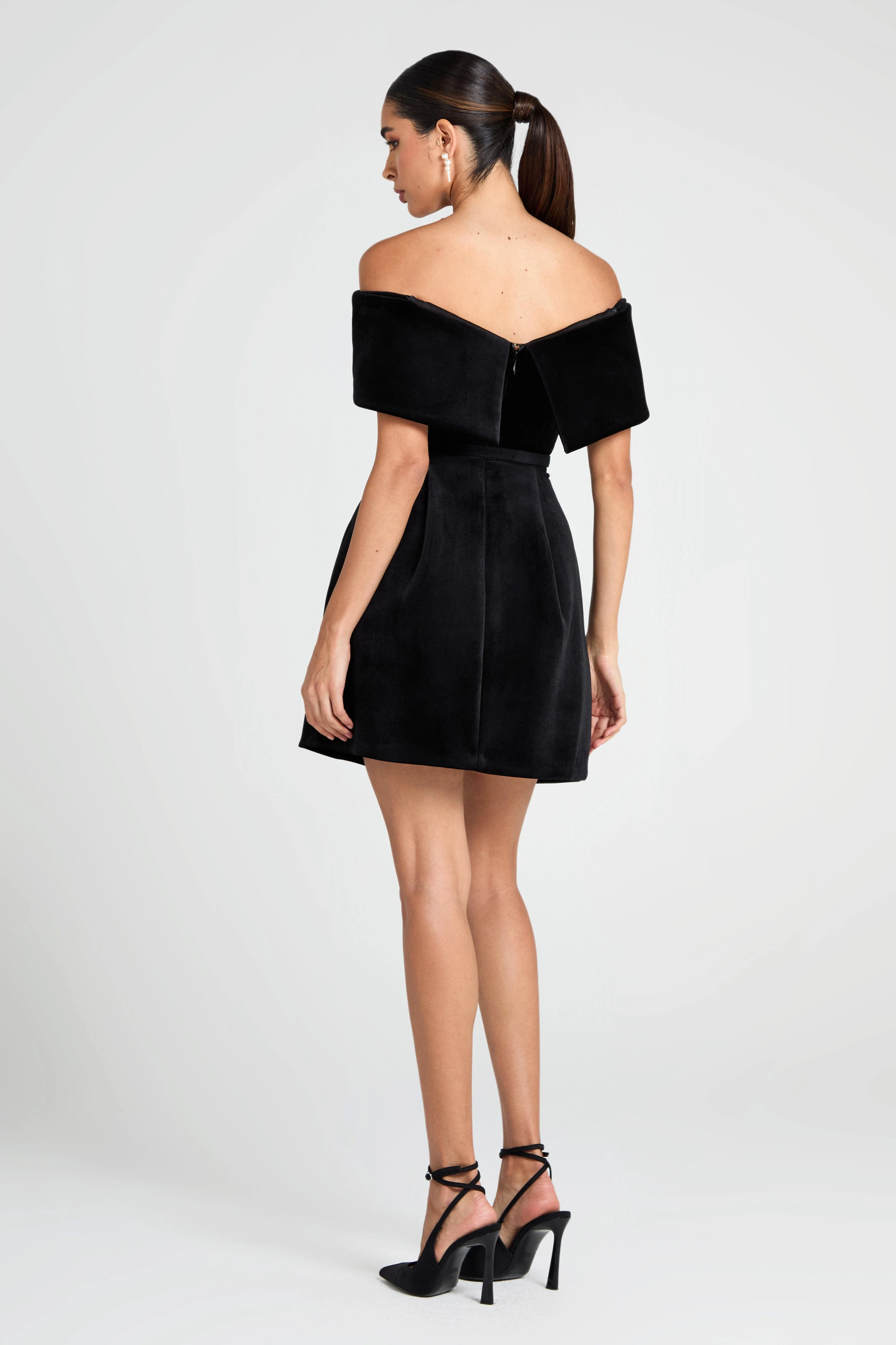 Carmen Black Dress - Image 4