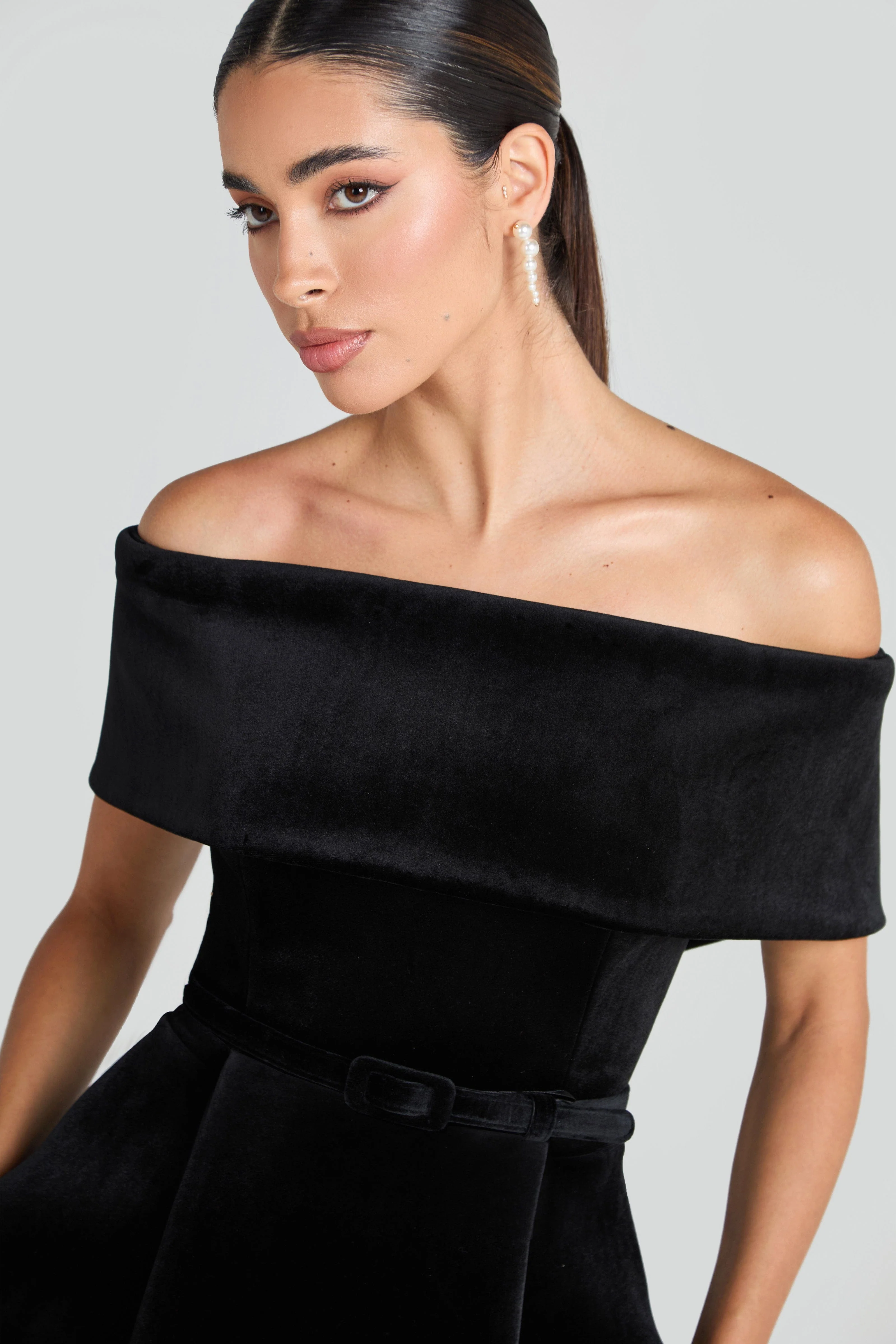 Carmen Black Dress - Image 5