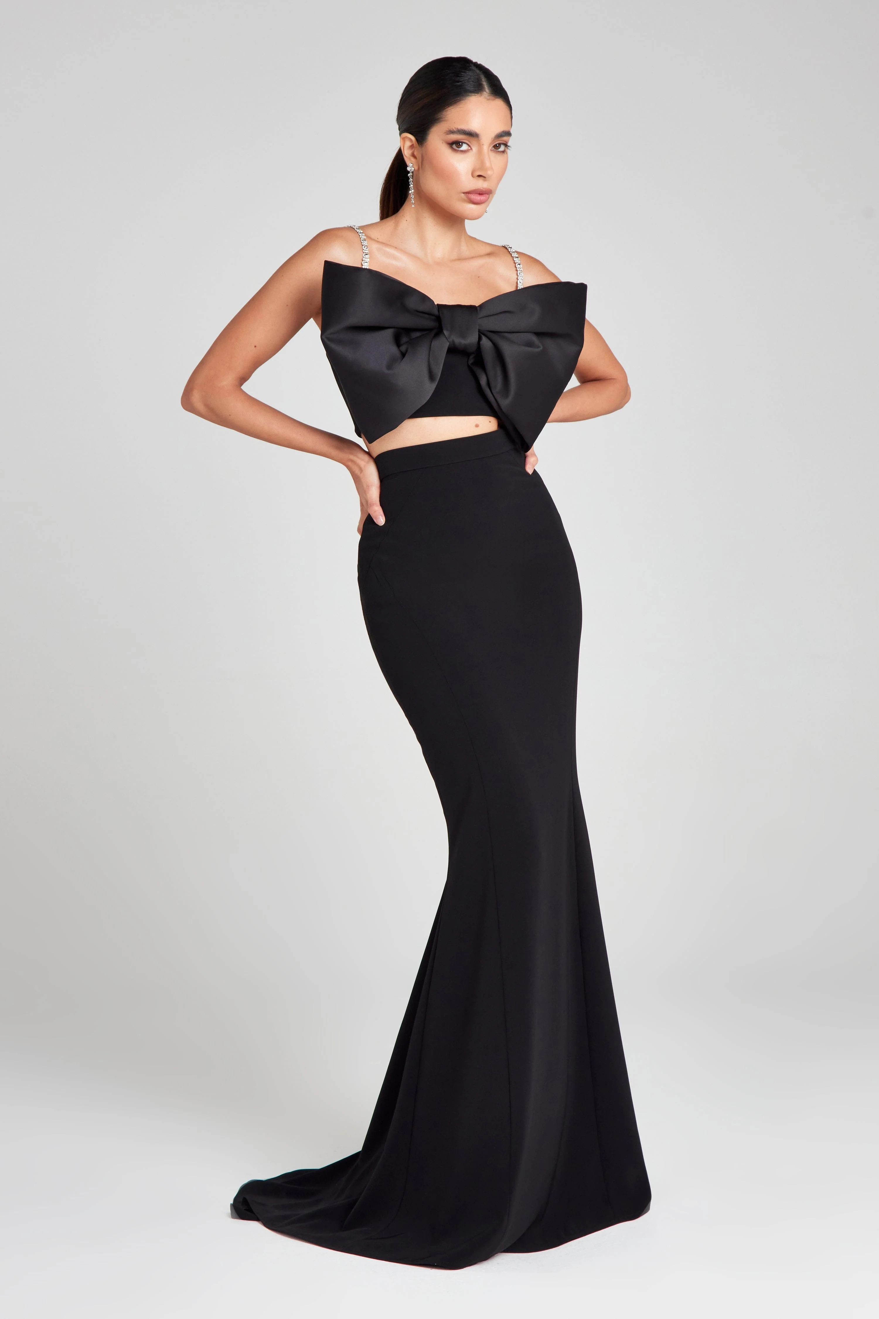 Carolina Black Maxi Skirt - Image 3