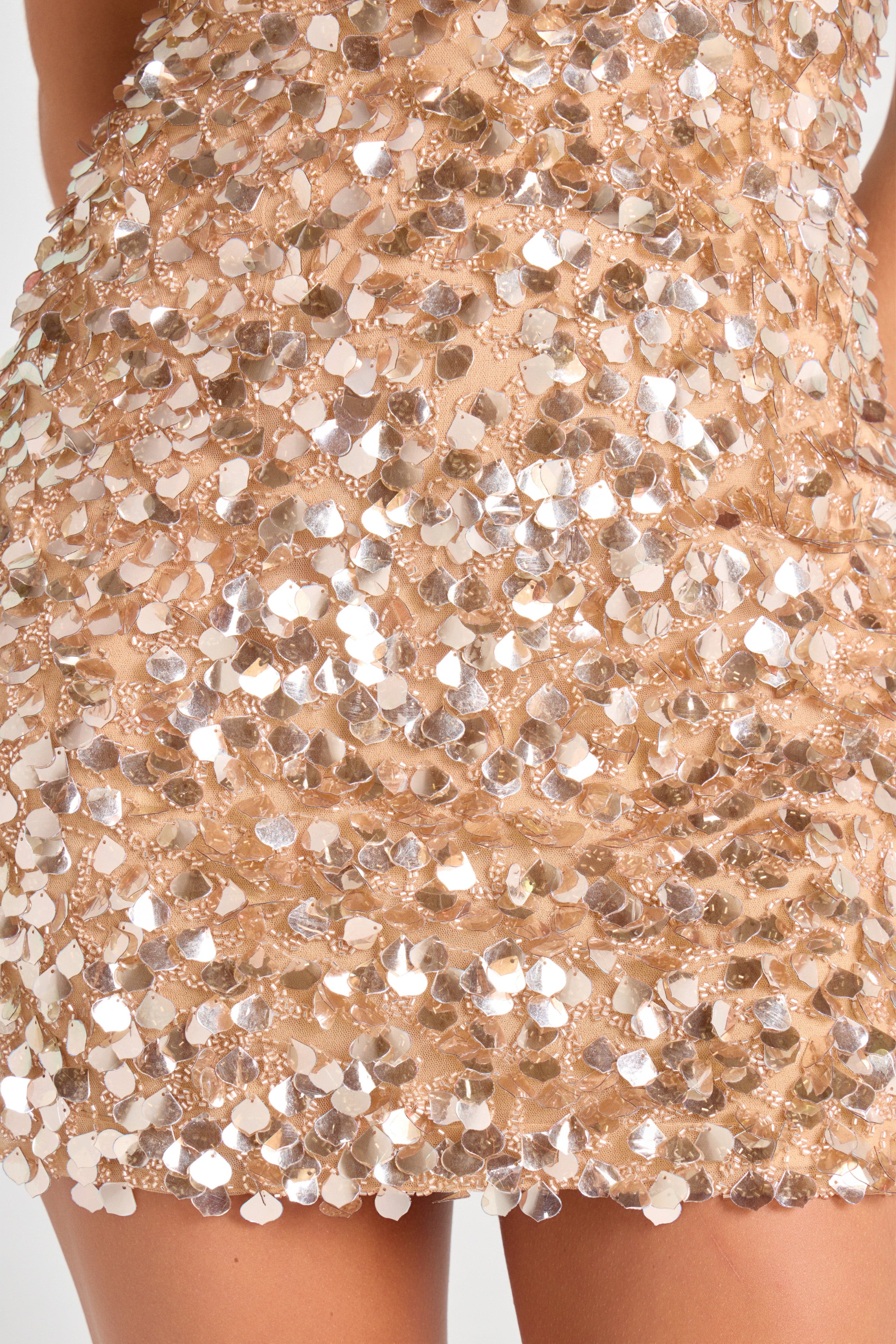 Cleo Champagne Dress - Image 7