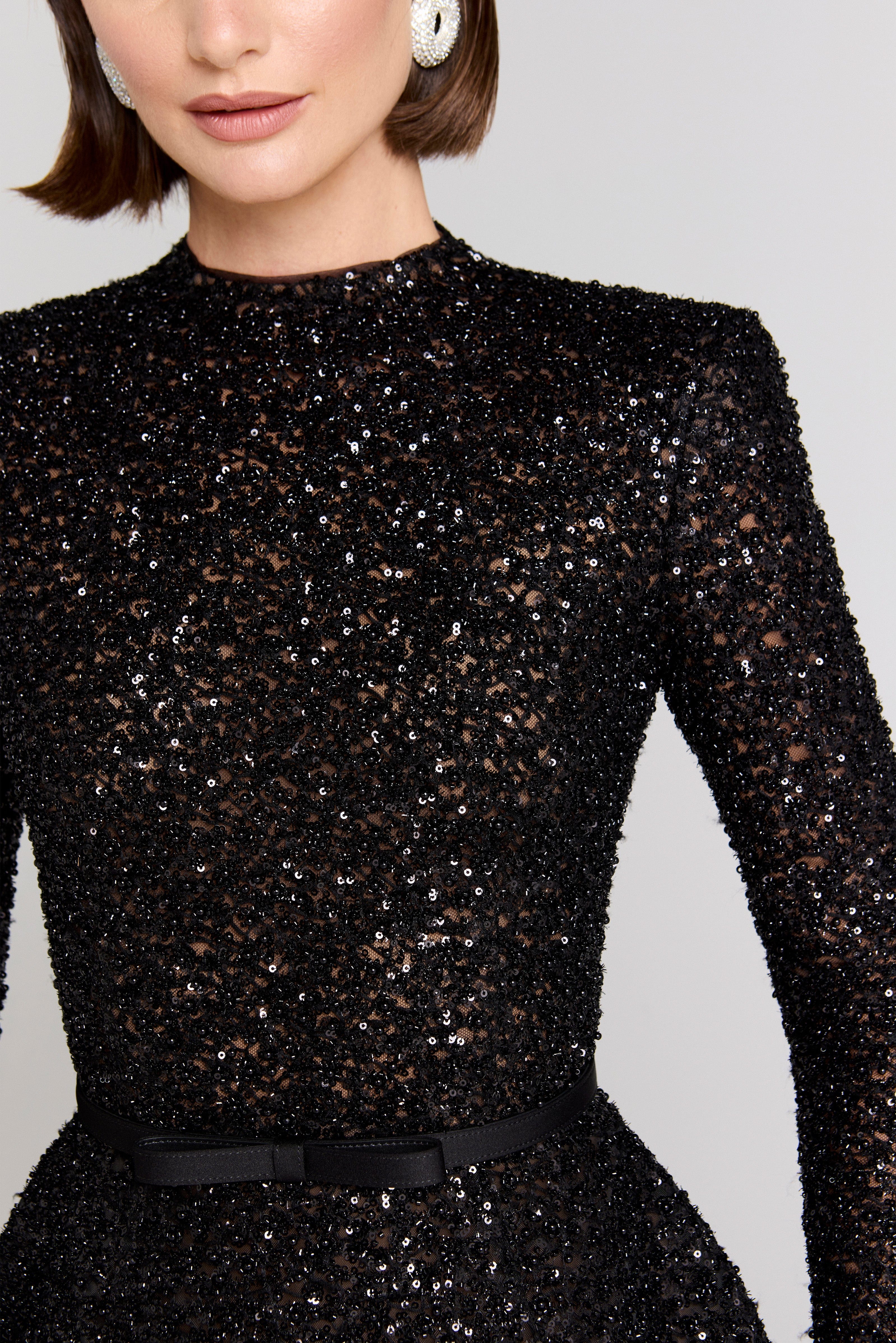 Edie Black Dress - Image 7