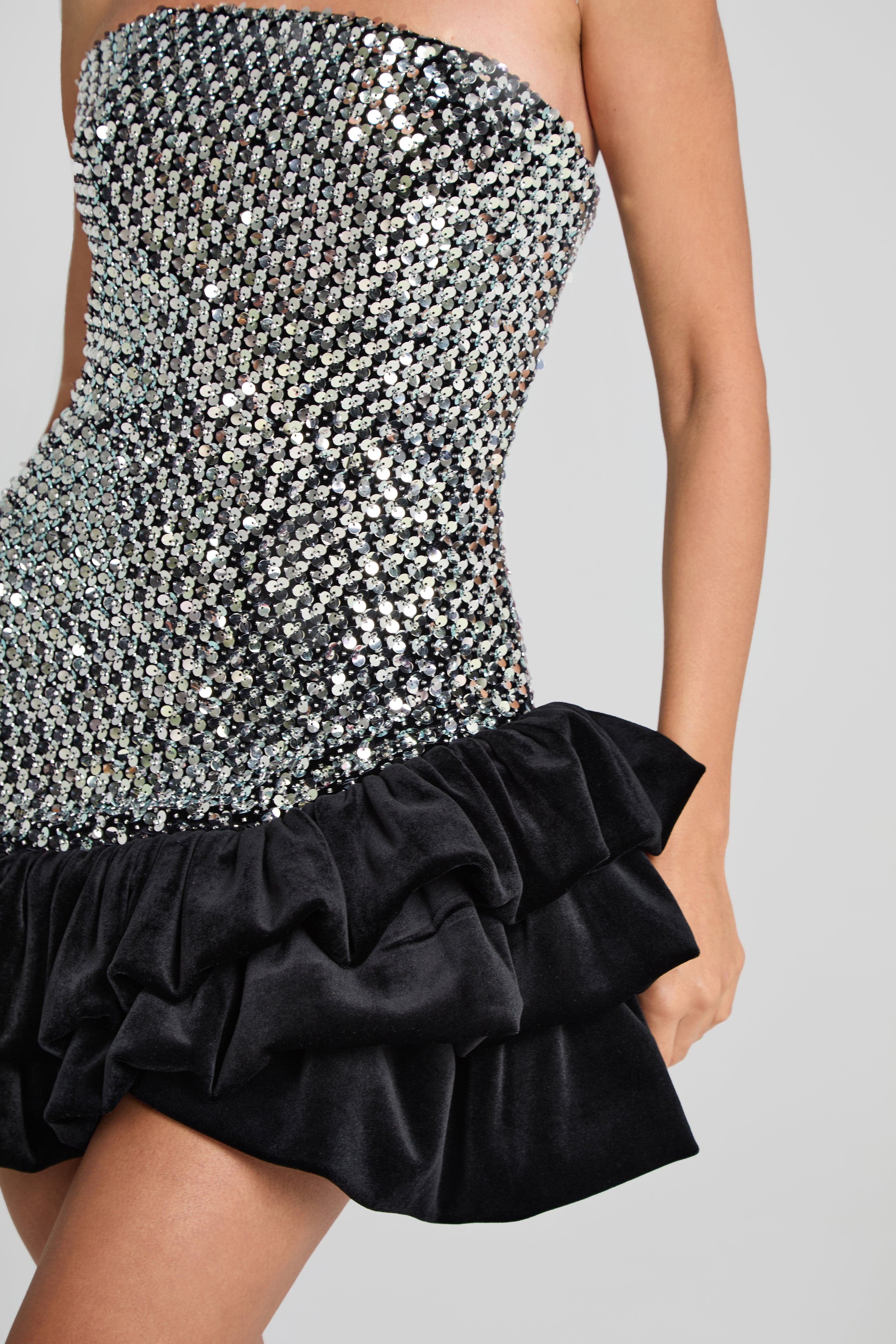 Francesca Silver Dress - Image 6