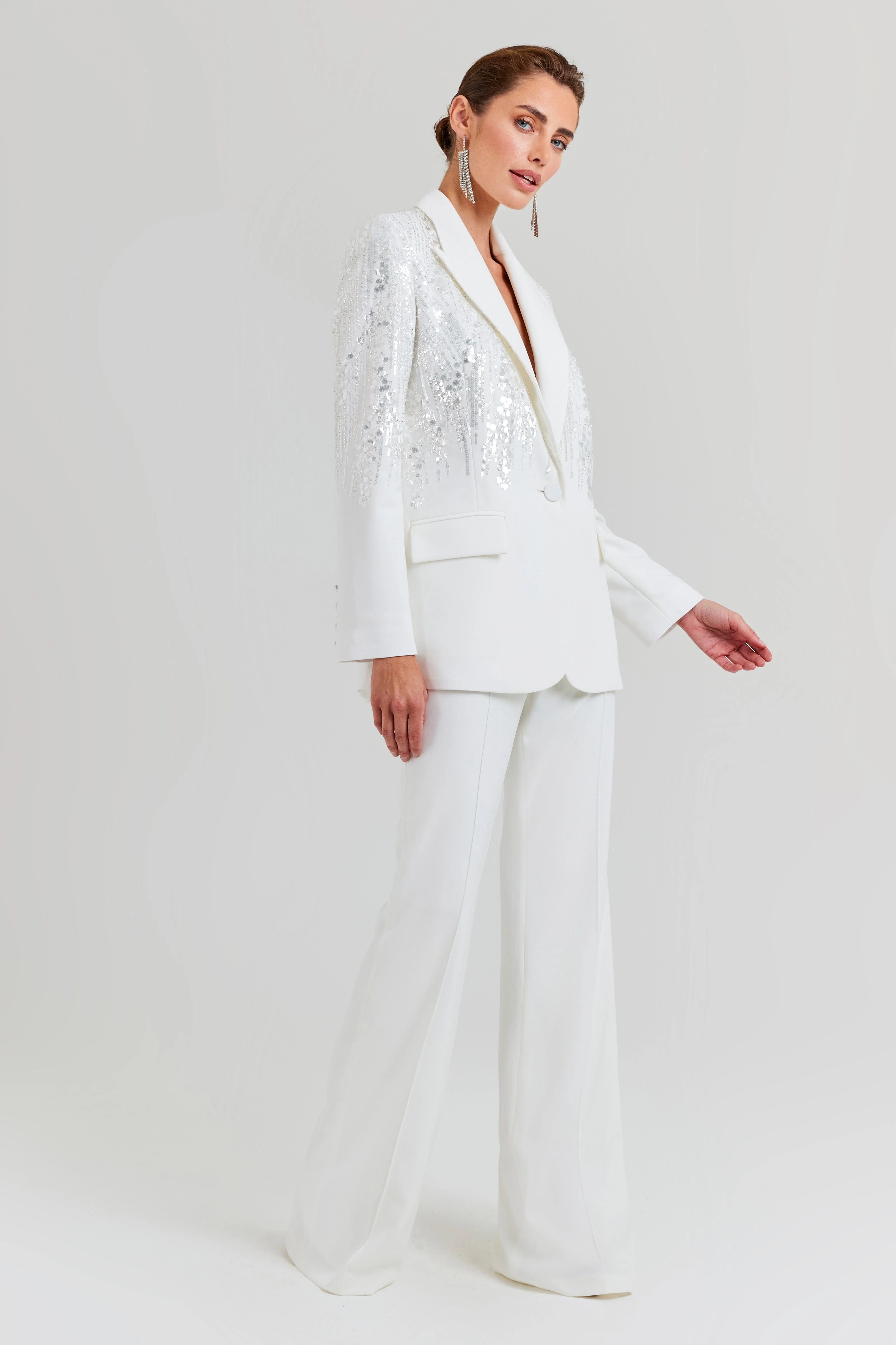 Lucille White Blazer - Image 3