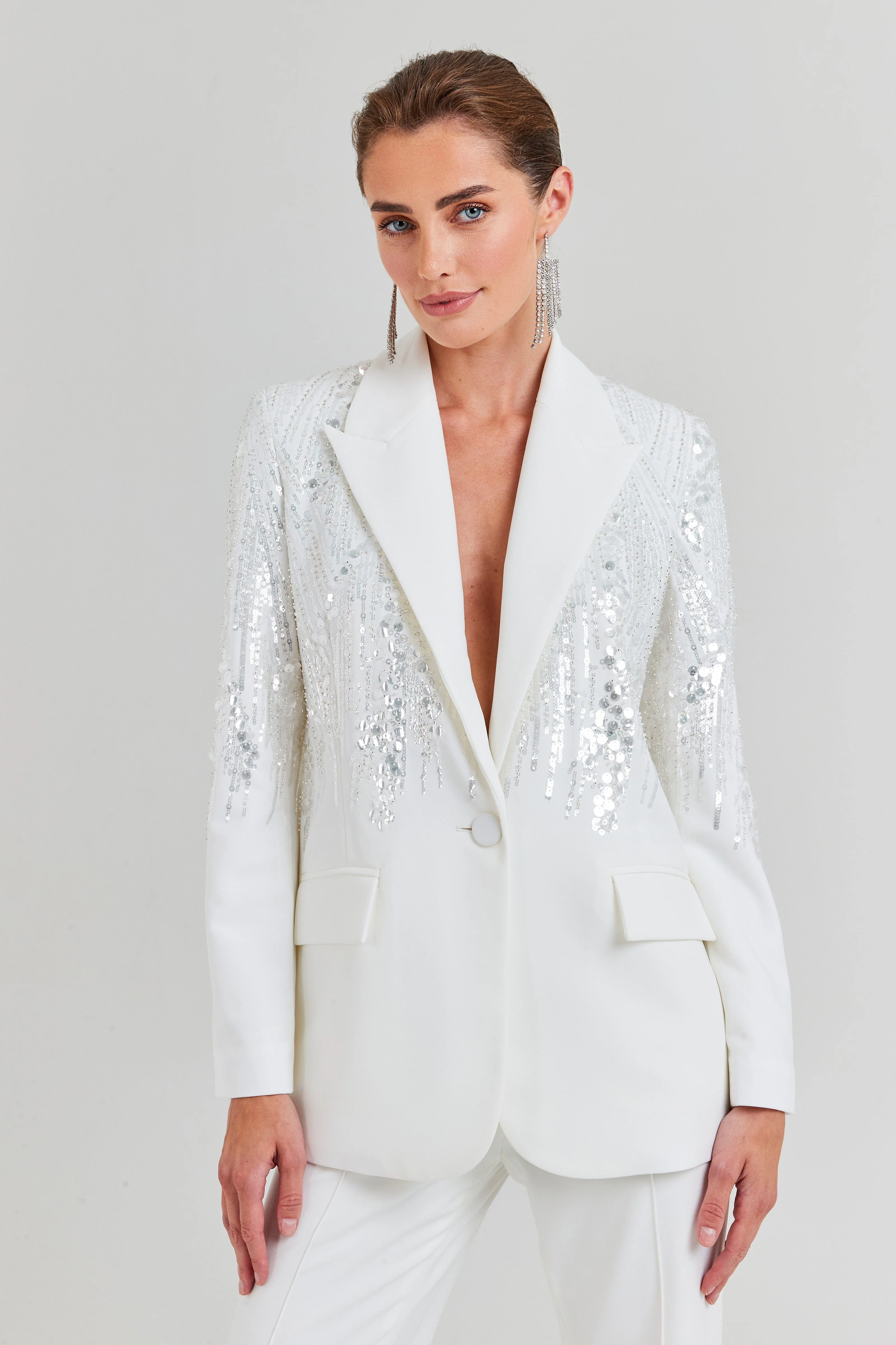 Lucille White Blazer - Image 5