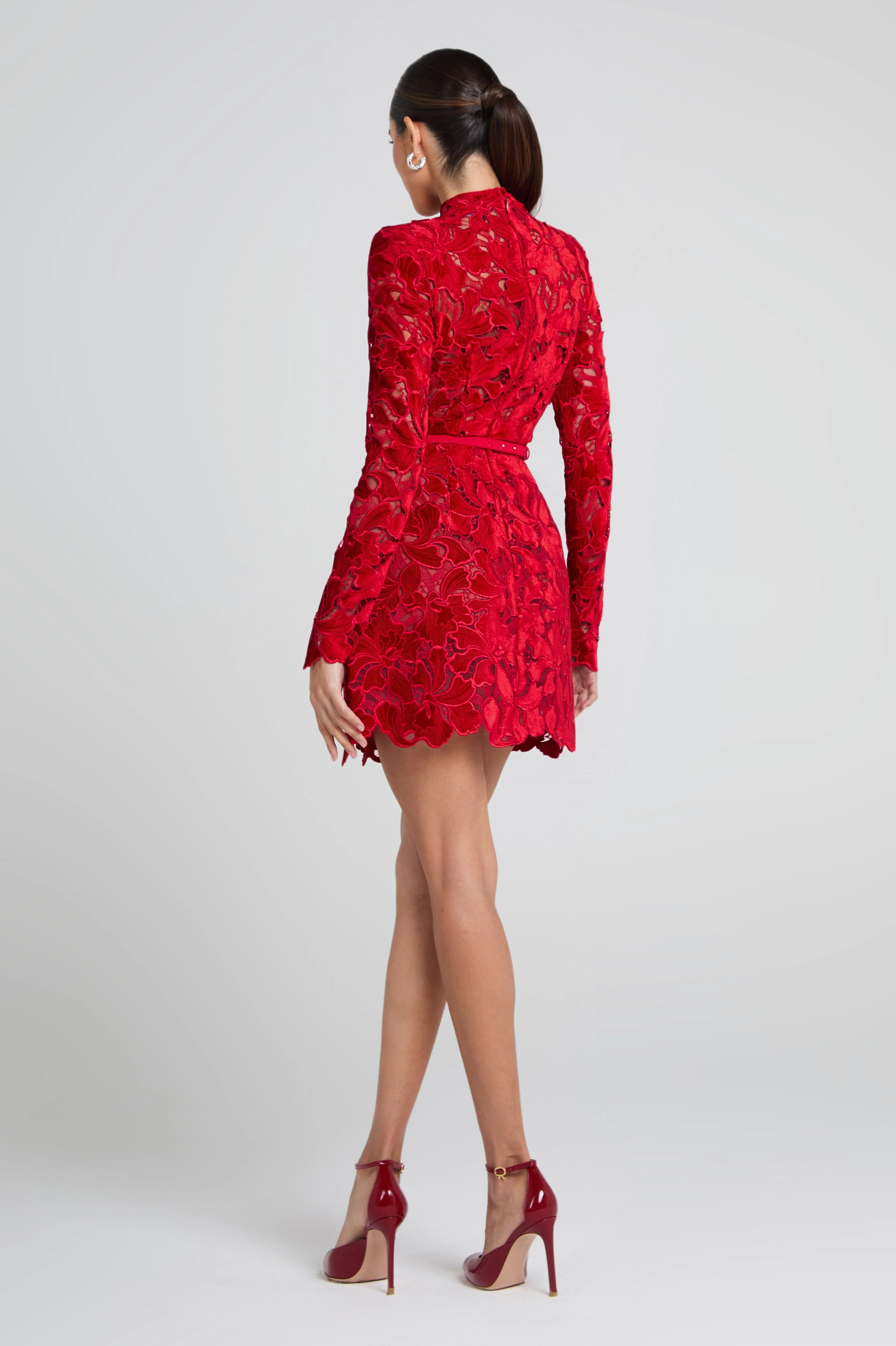 Lydia Red Dress - Image 4