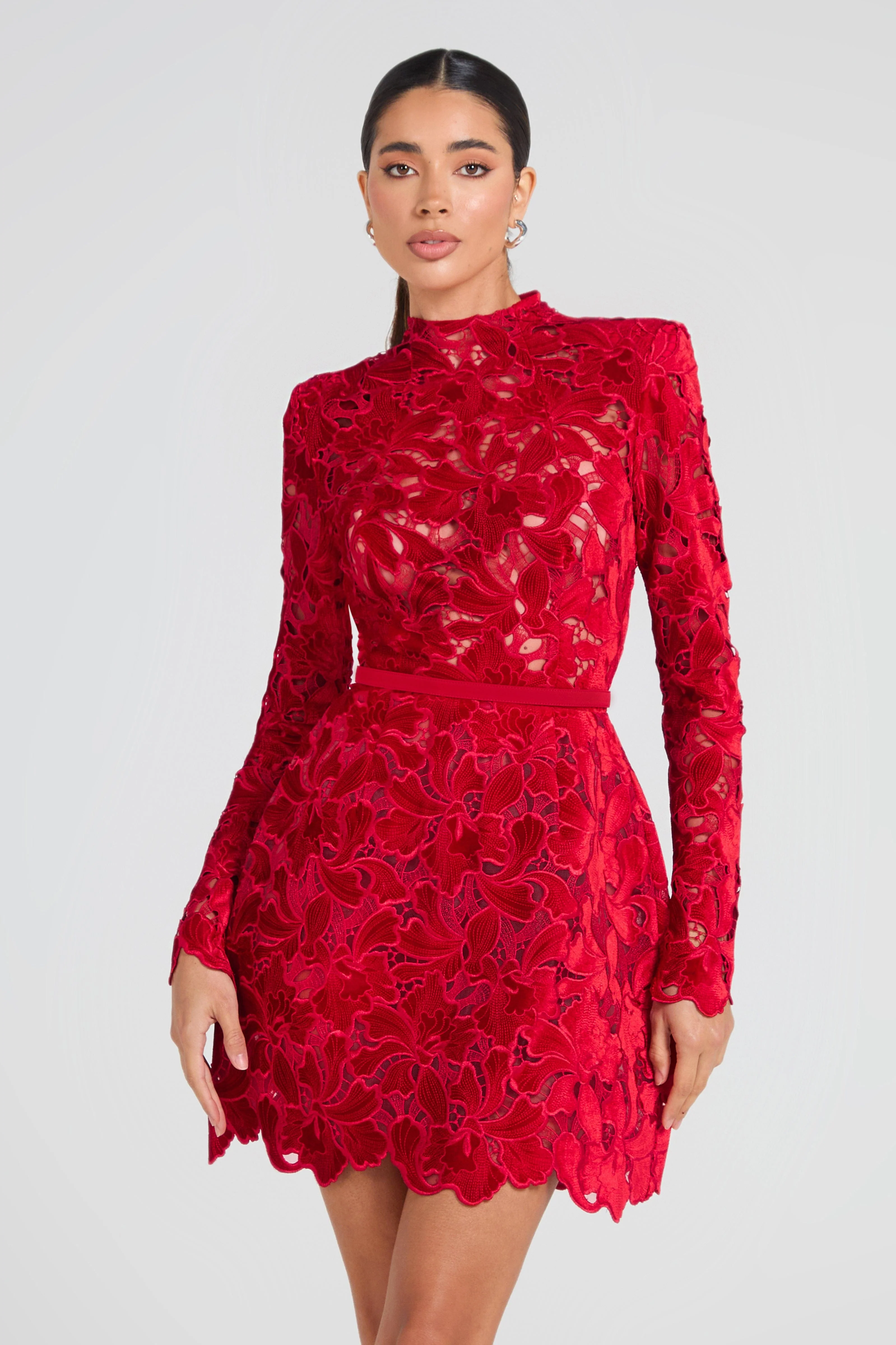 Lydia Red Dress - Image 6