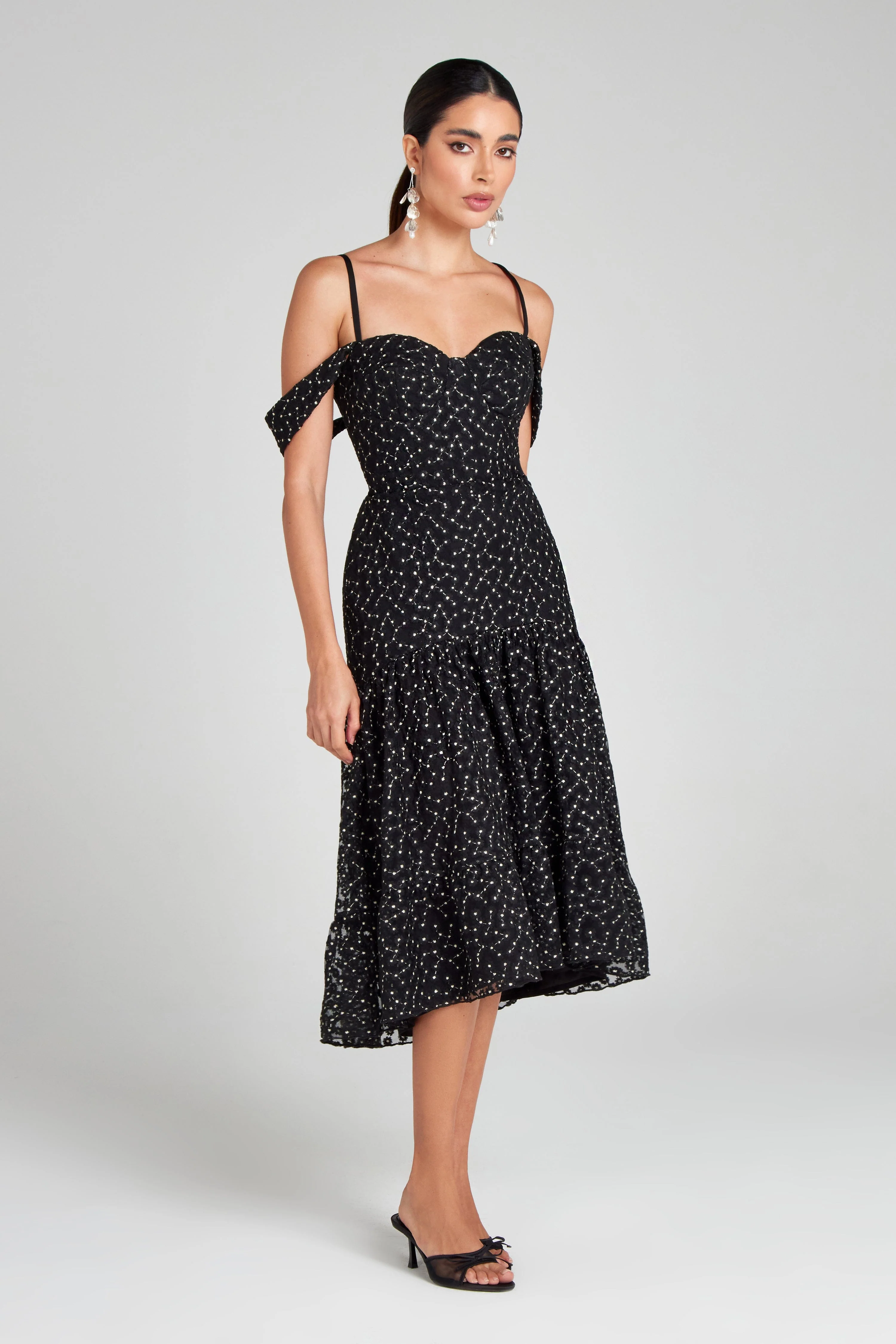 Madeline Black Dress - Image 3