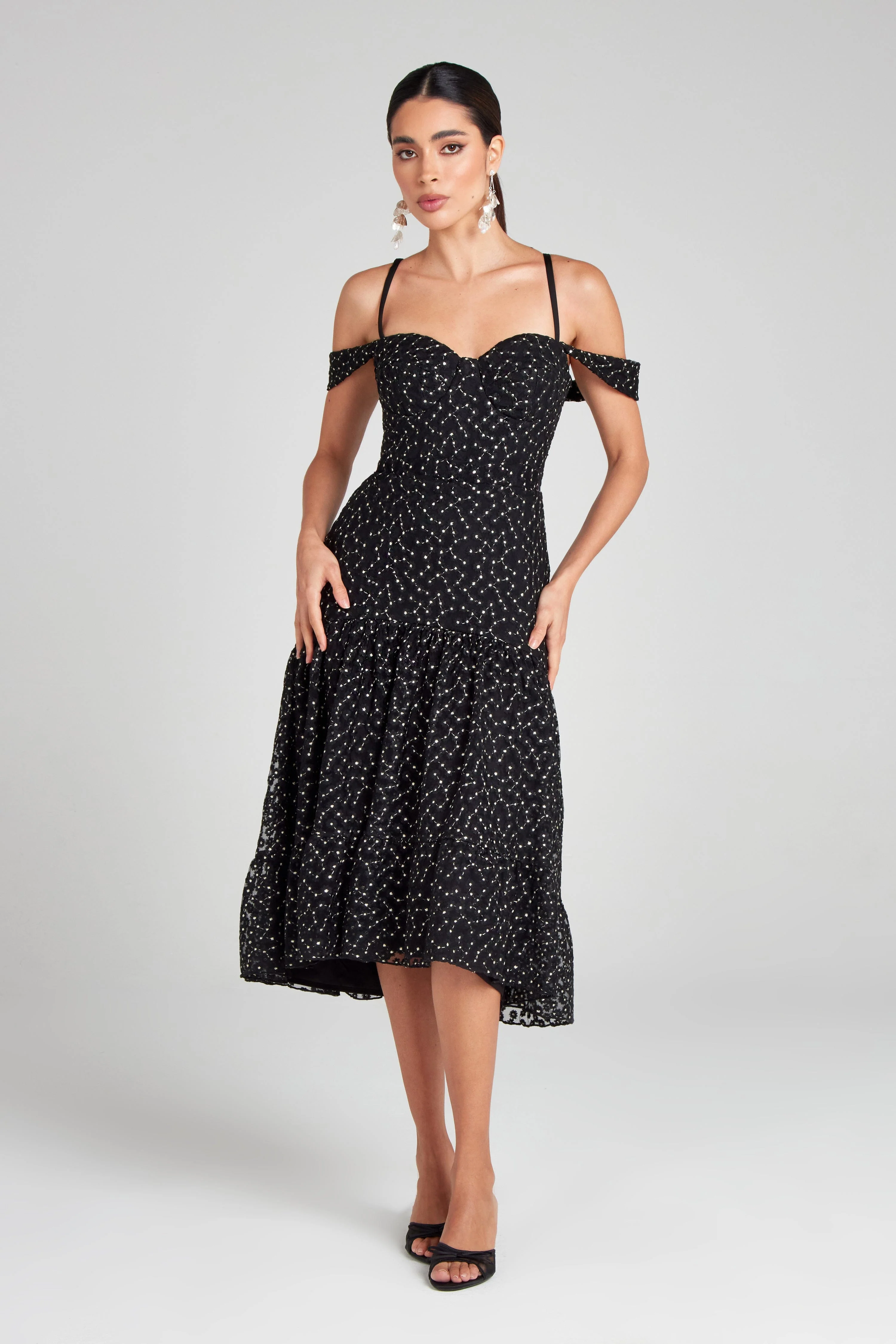 Madeline Black Dress - Image 4