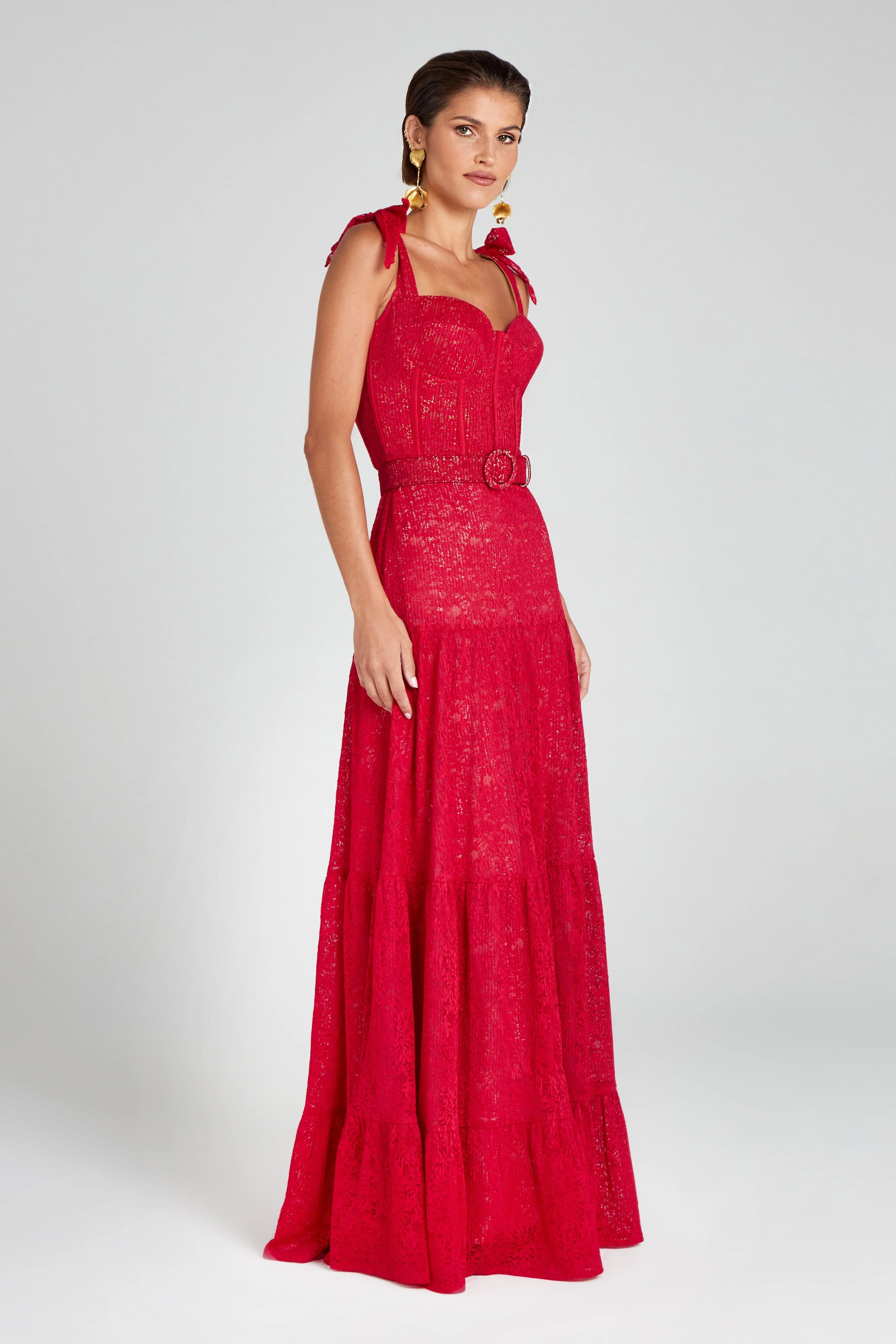 Miranda Red Dress - Image 3