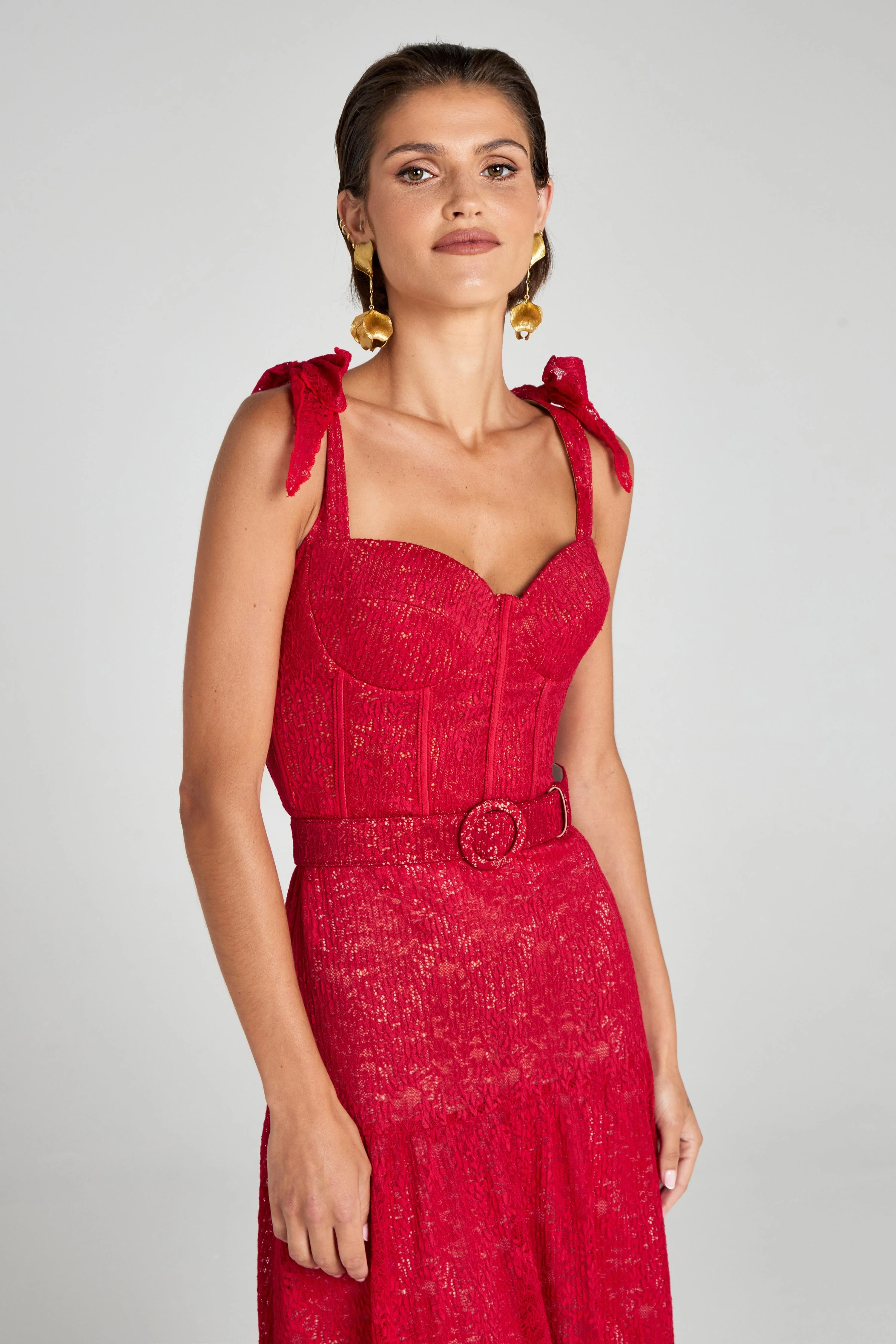 Miranda Red Dress - Image 5