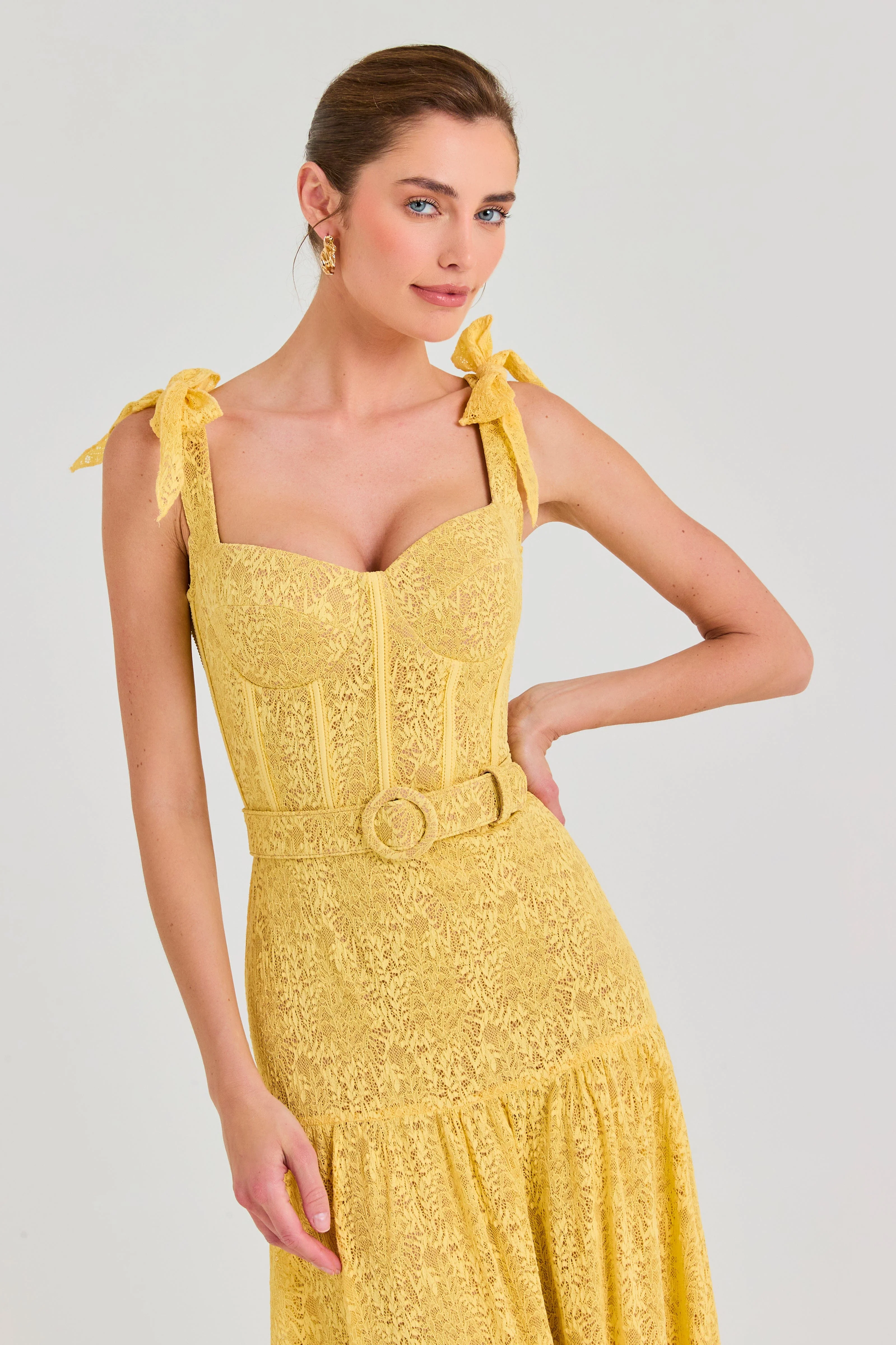 Miranda Yellow Dress - Image 3