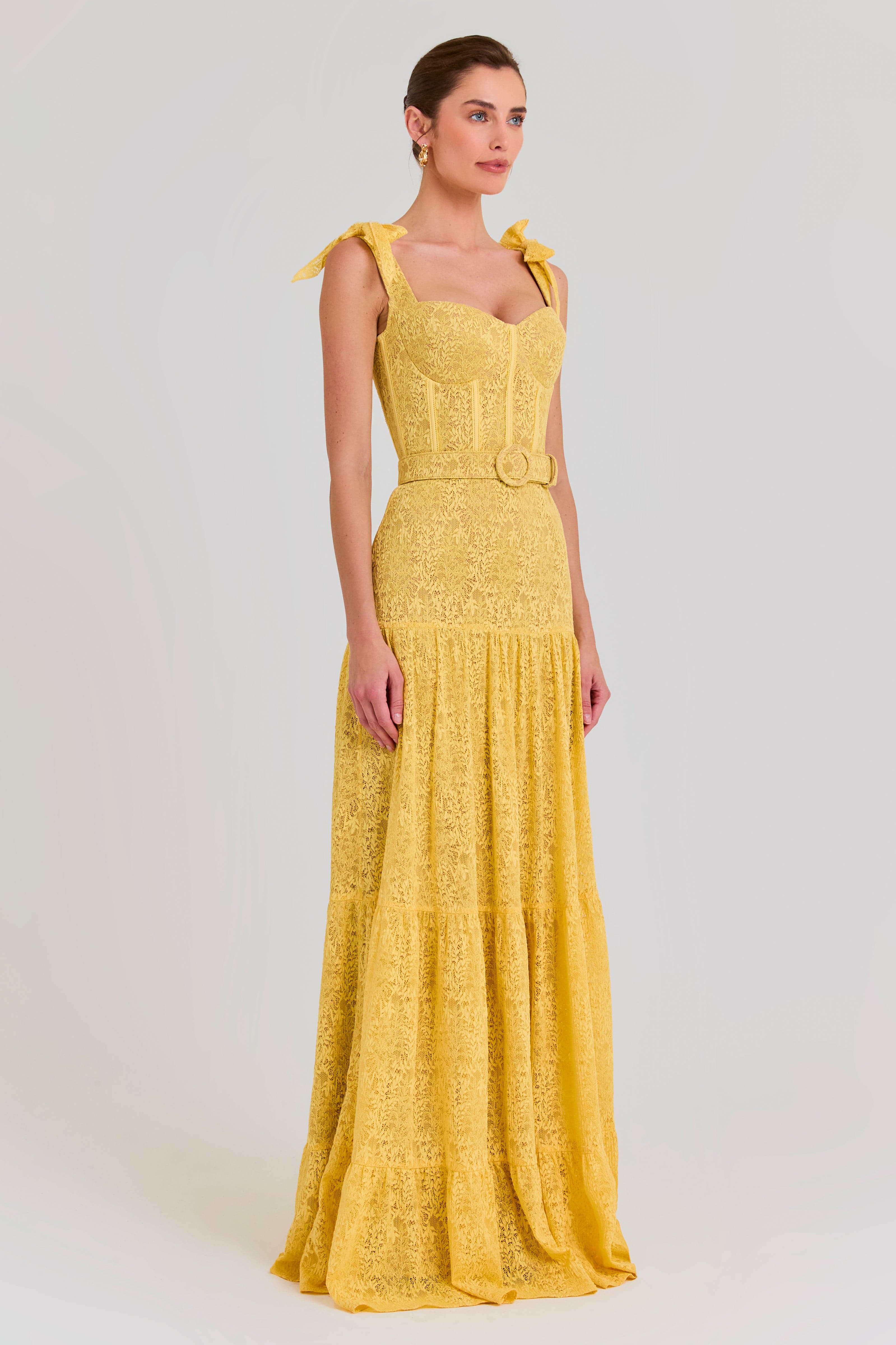 Miranda Yellow Dress - Image 4