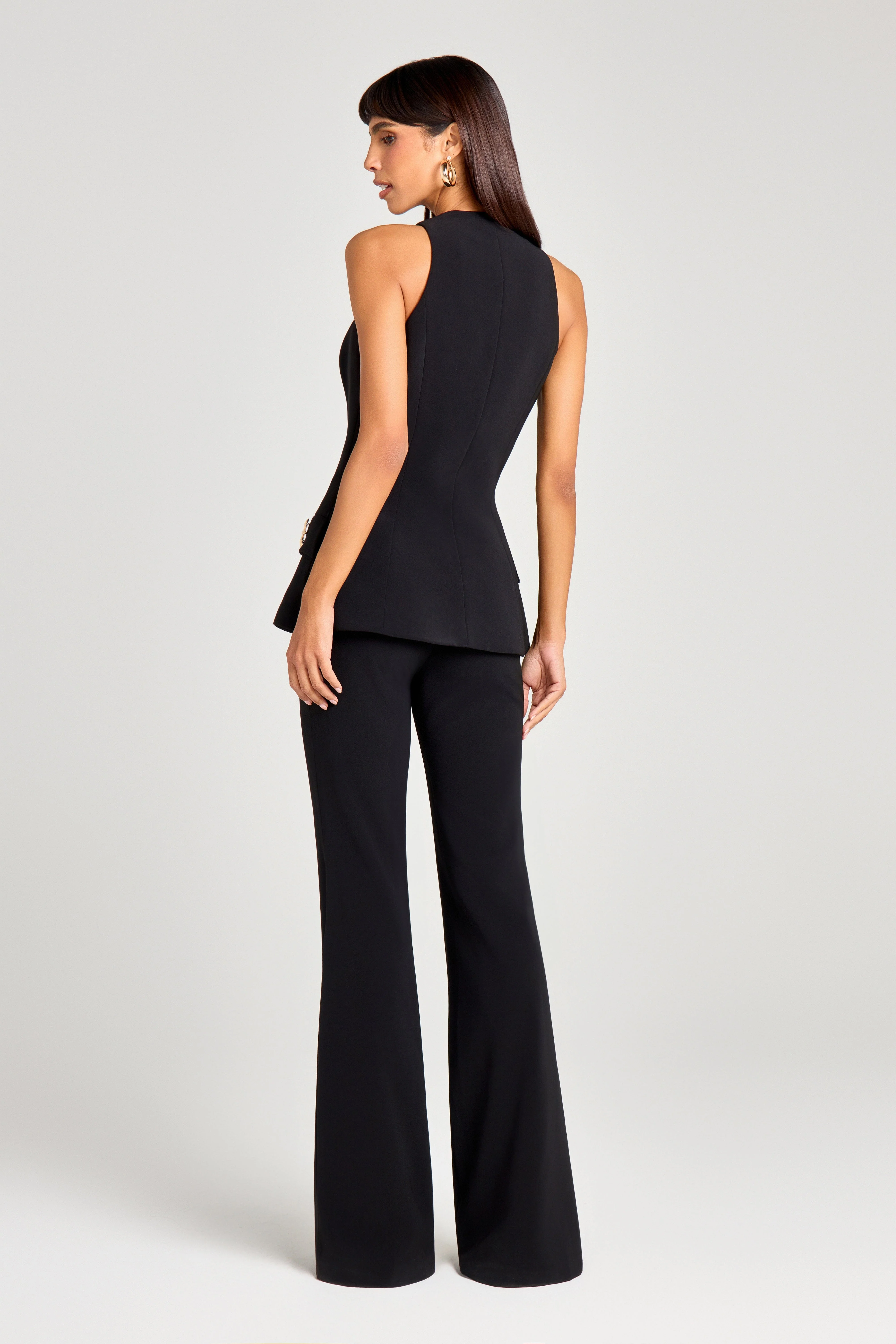 Zoe Black Waistcoat - Image 4