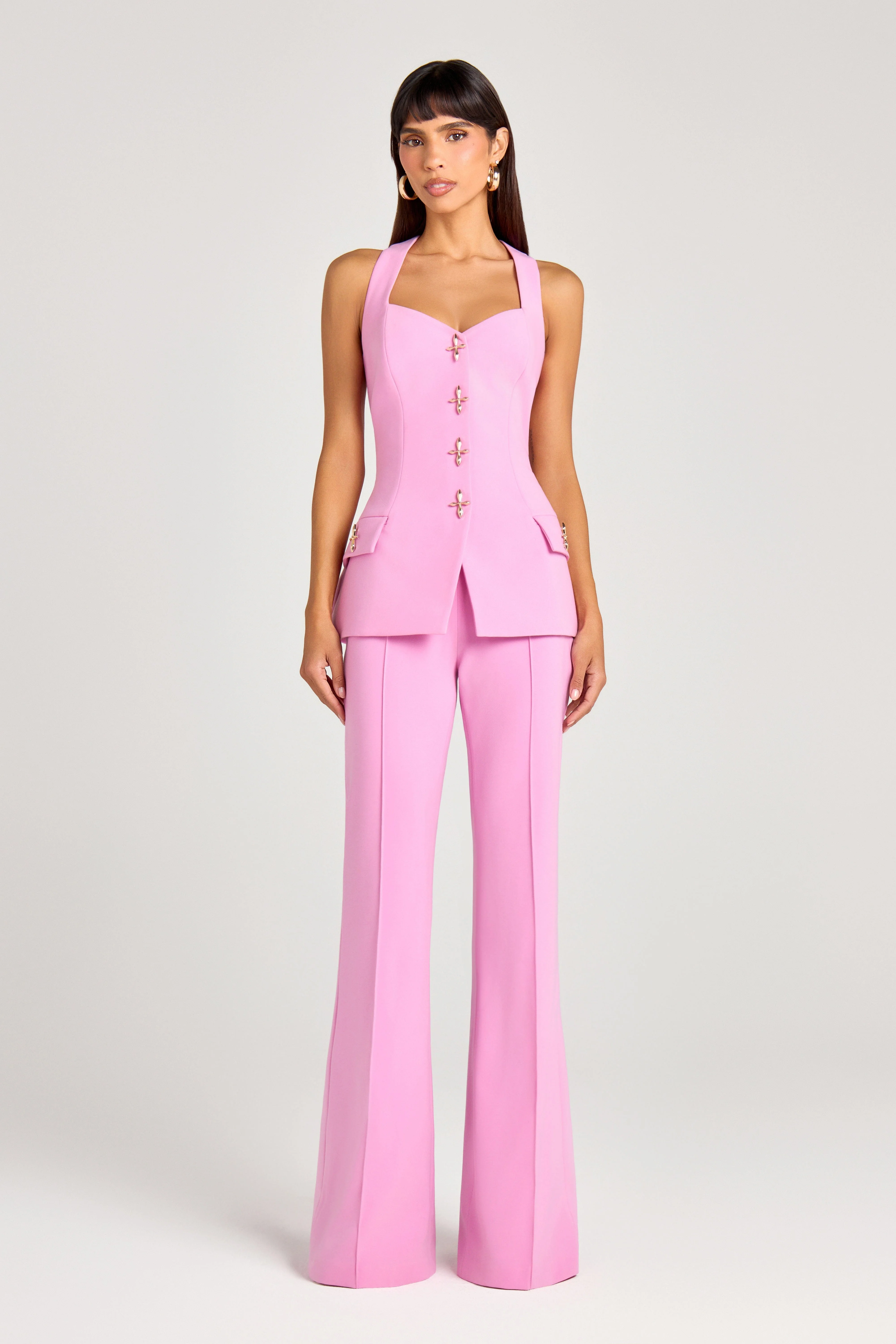 Zoe Pink Waistcoat - Image 3